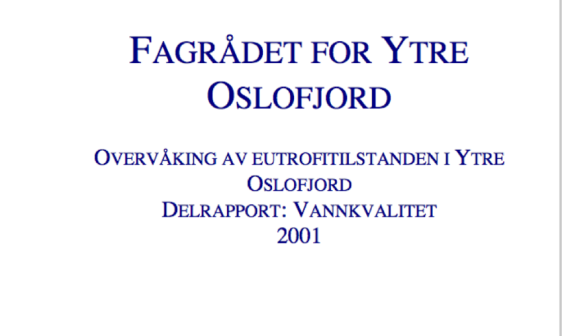 2001_Vannkvalitet 2001_Vannkvalitet