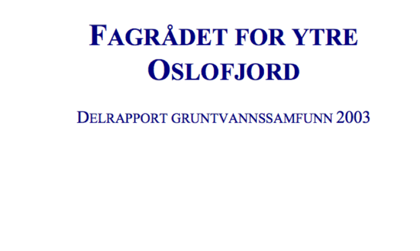 2003_Gruntvannssamfunn 2003_Gruntvannssamfunn
